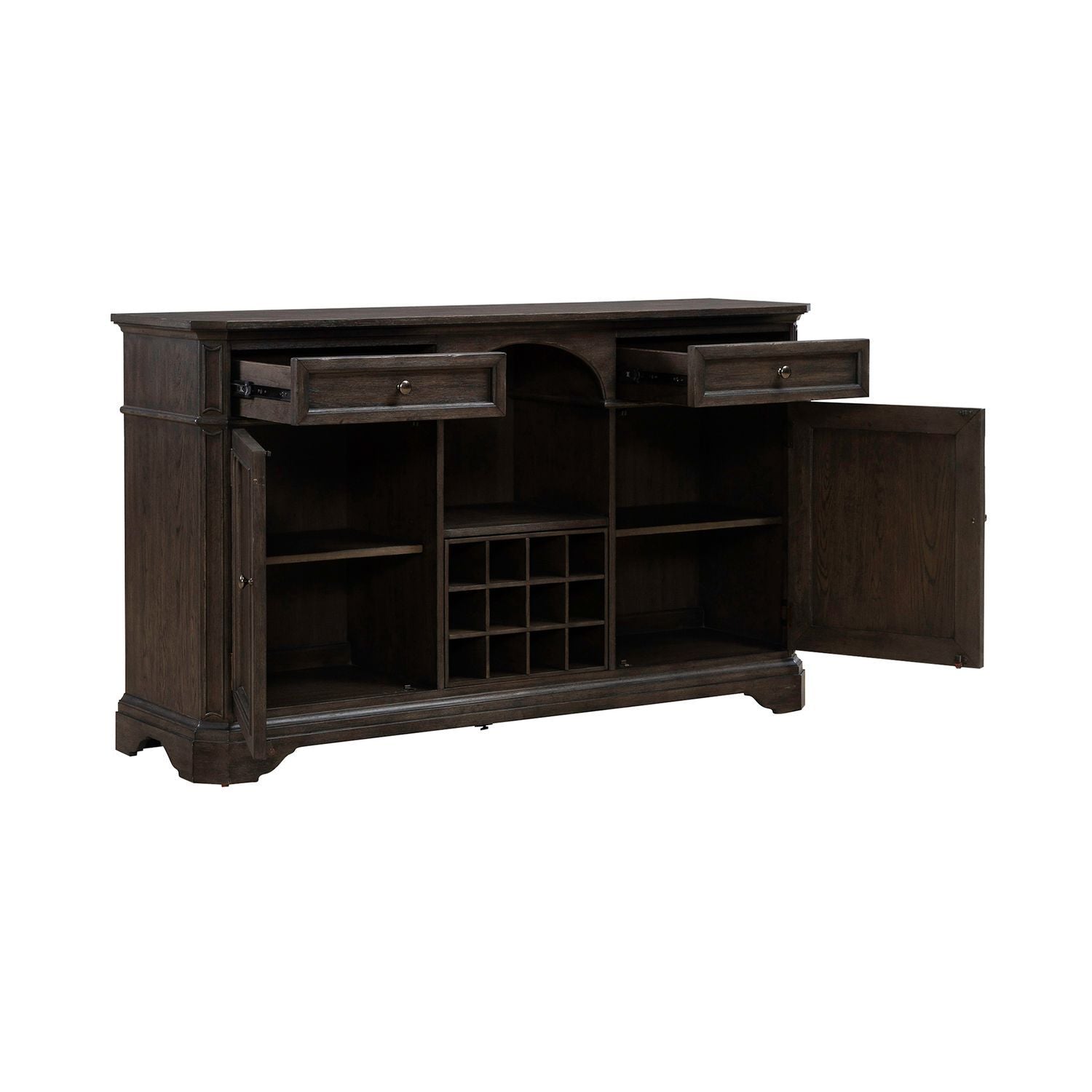 Grant Park - Wine Buffet - Brown - Hornell Furniture Outlet