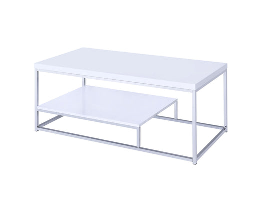 Lucia - Cocktail Table - White - Hornell Furniture Outlet