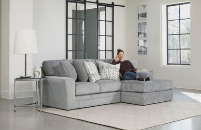Glacier - Sectional With Included Accent Pillows - Hornell Furniture Outlet