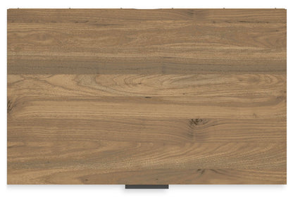 Deanlow - Honey - Five Drawer Chest - Hornell Furniture Outlet