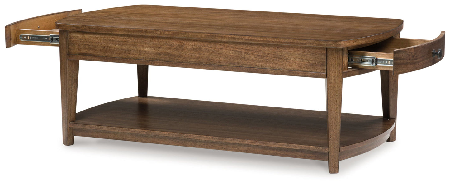 Burkbyer - Rectangular Table - Hornell Furniture Outlet