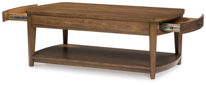 Burkbyer - Rectangular Table - Hornell Furniture Outlet