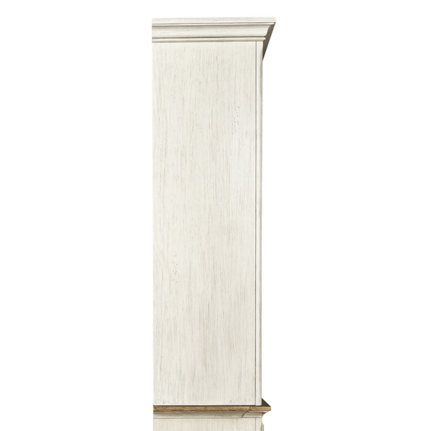 Farmhouse Reimagined - Entertainment Hutch - White - Hornell Furniture Outlet
