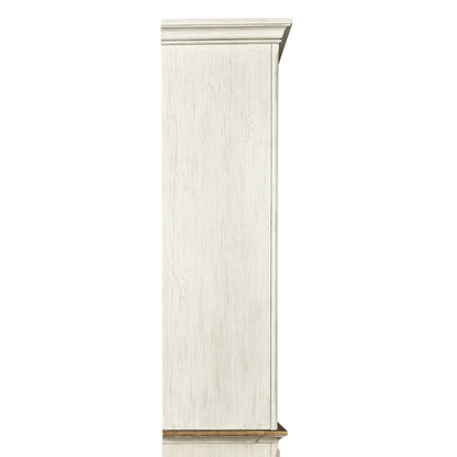 Farmhouse Reimagined - Entertainment Hutch - White - Hornell Furniture Outlet