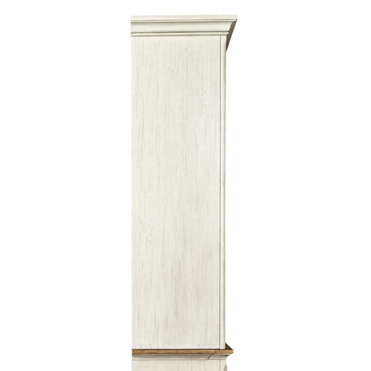 Farmhouse Reimagined - Entertainment Hutch - White - Hornell Furniture Outlet