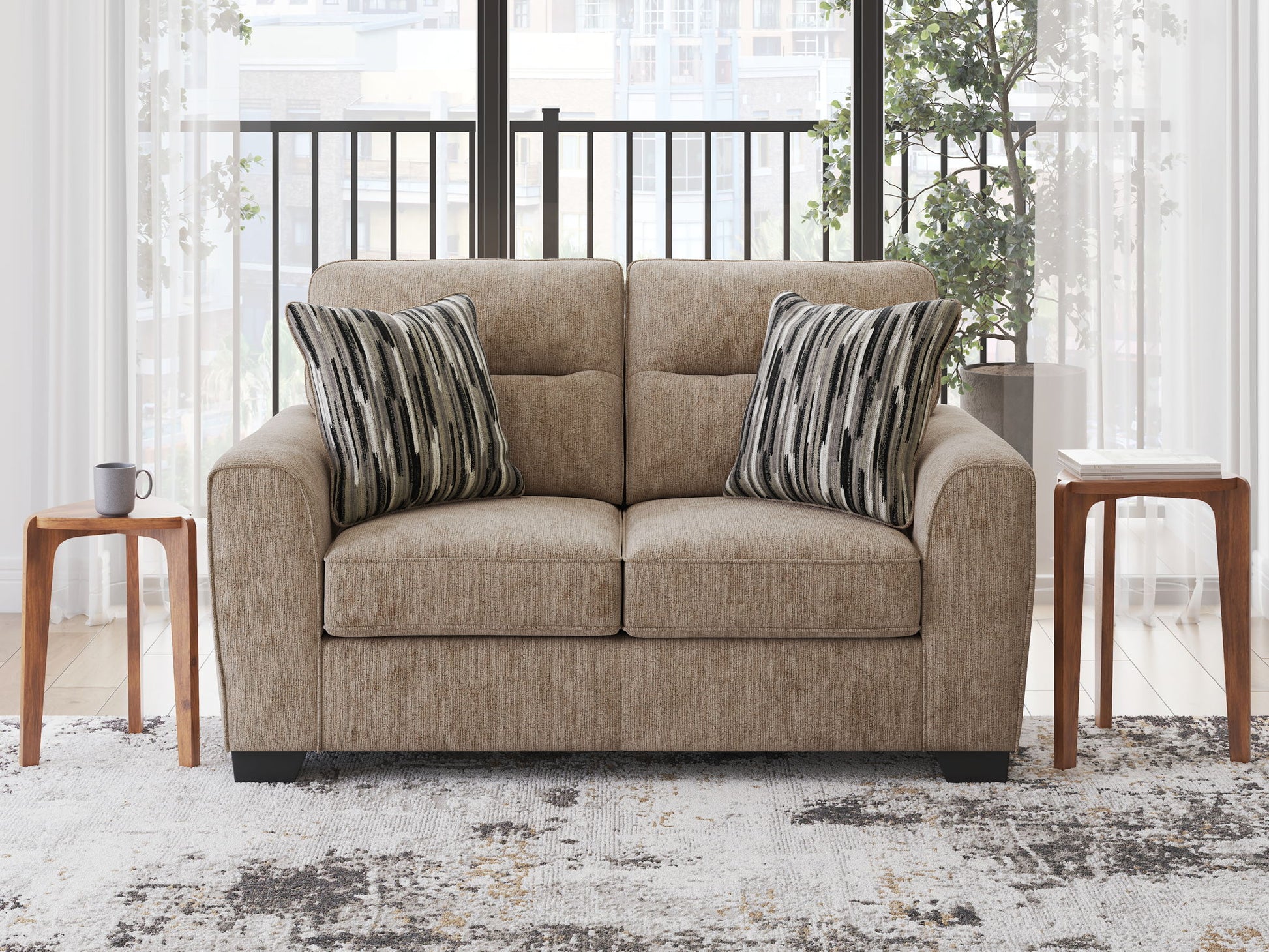 Olten - Loveseat - Hornell Furniture Outlet