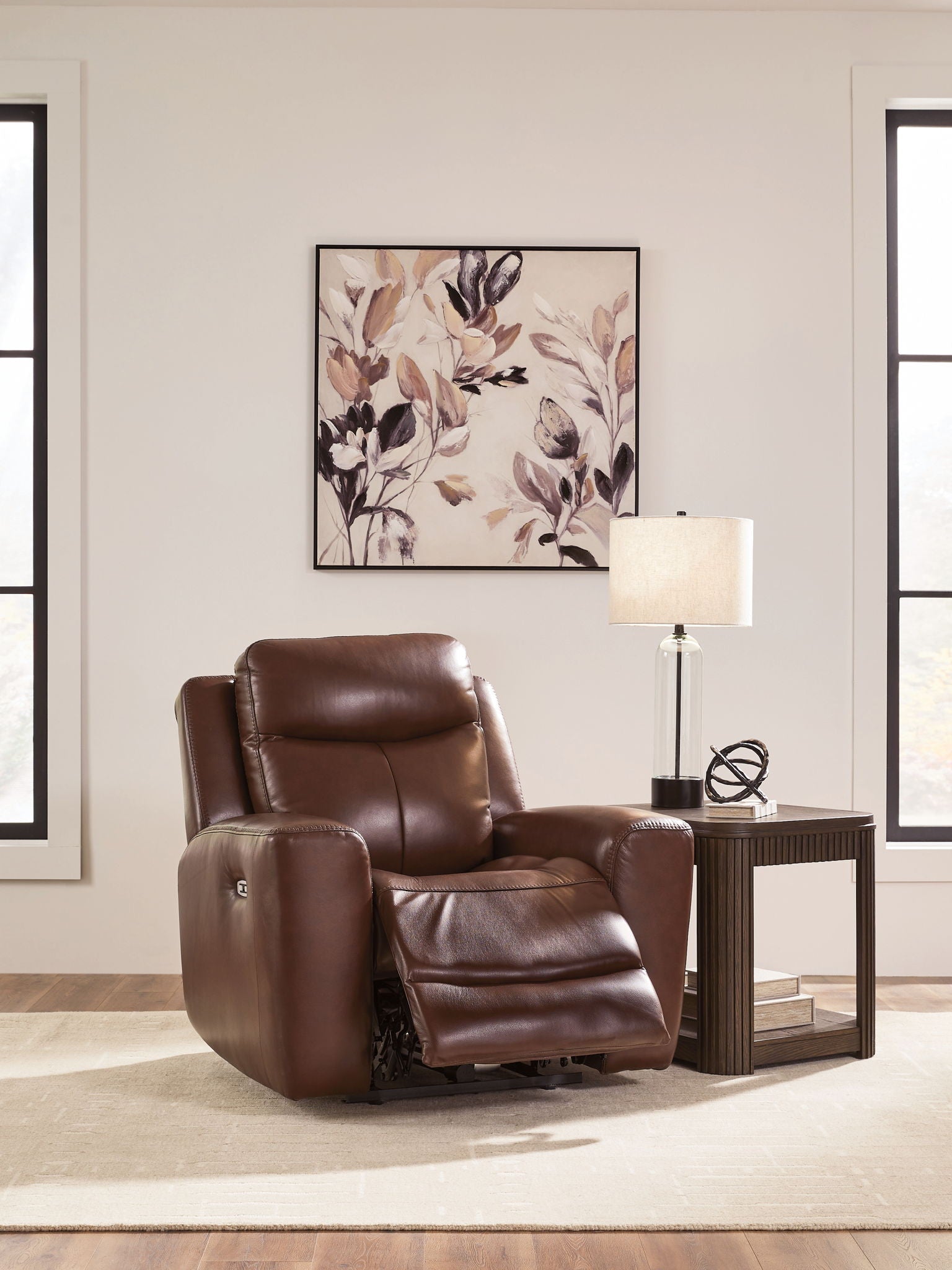 Next Move - Power Recliner With Adjustable Headrest - Hornell Furniture Outlet