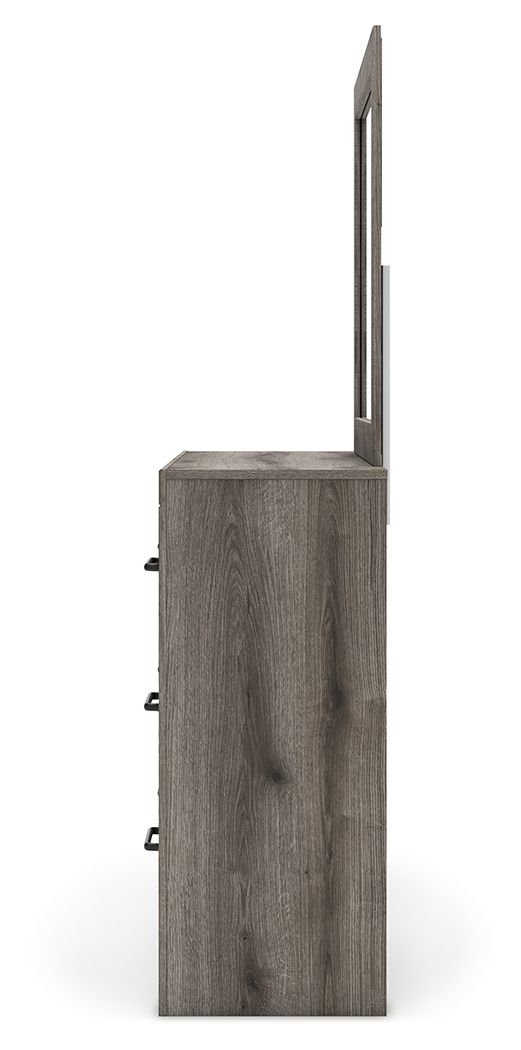 Graystorm - Brown Gray - Dresser And Mirror - Hornell Furniture Outlet