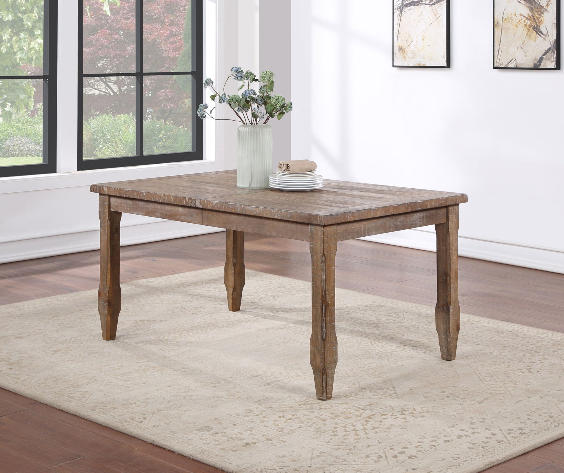 Riverdale - Dining Table - Driftwood - Hornell Furniture Outlet
