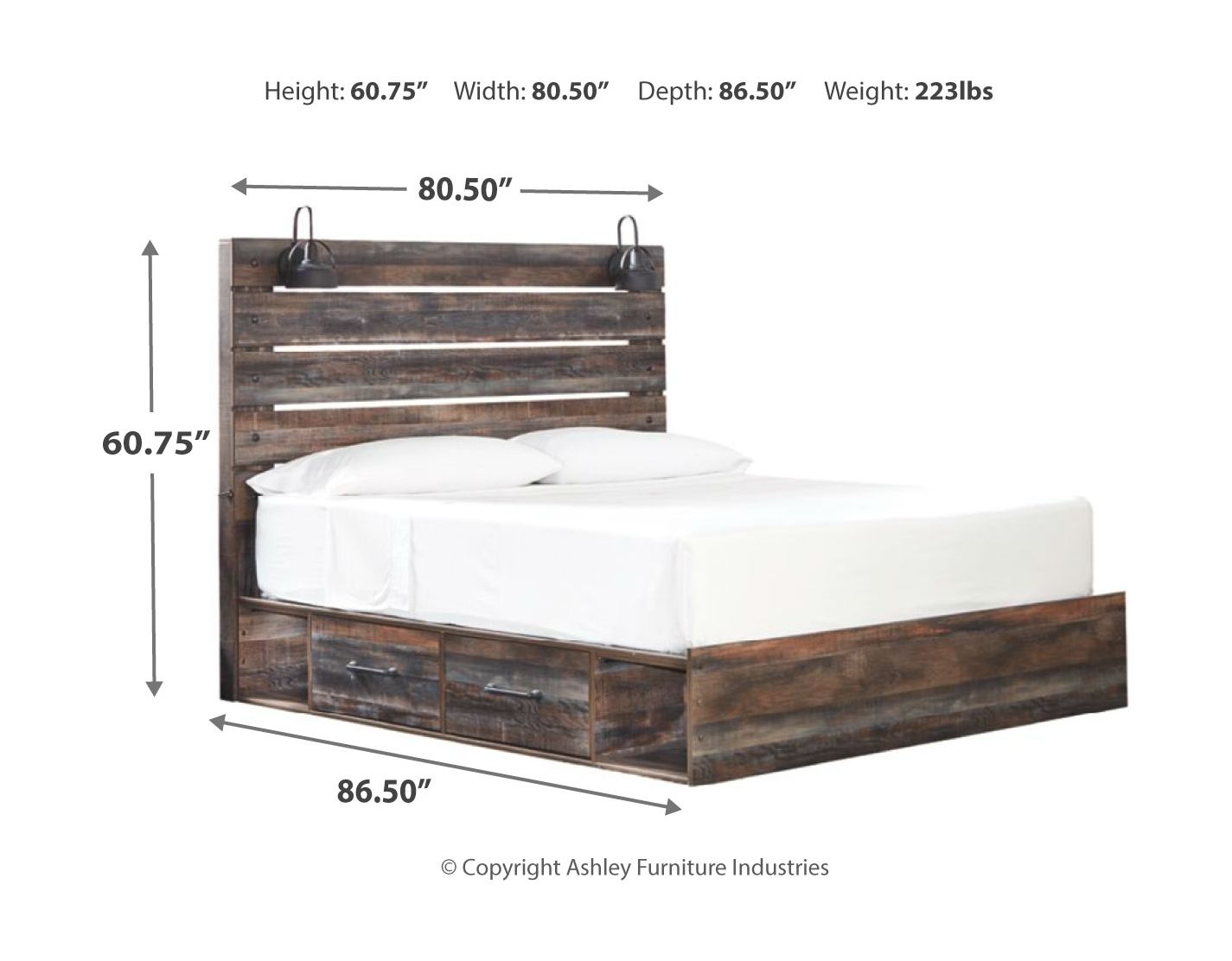 Drystan - Panel Bed - Hornell Furniture Outlet