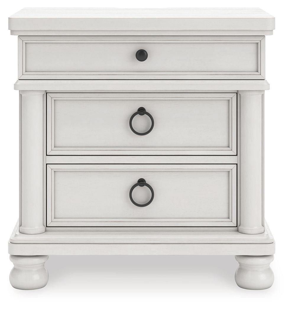 Rowlenstown - Three Drawer Night Stand - Hornell Furniture Outlet