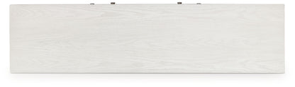 Robbinsdale - Antique White - Extra Large TV Stand - Hornell Furniture Outlet