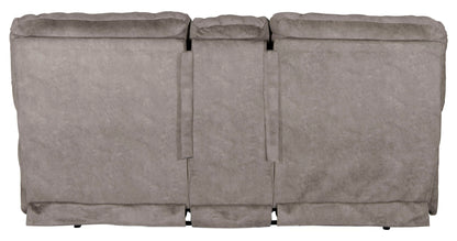 Reyes - Lay Flat Reclining Console Loveseat With Storage & Cupholders - Hornell Furniture Outlet