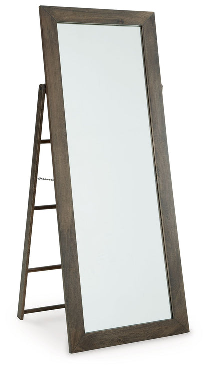 Dirkins - Brown - Floor Mirror - Hornell Furniture Outlet