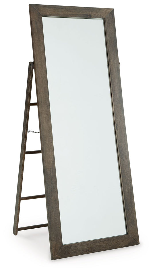 Dirkins - Brown - Floor Mirror - Hornell Furniture Outlet