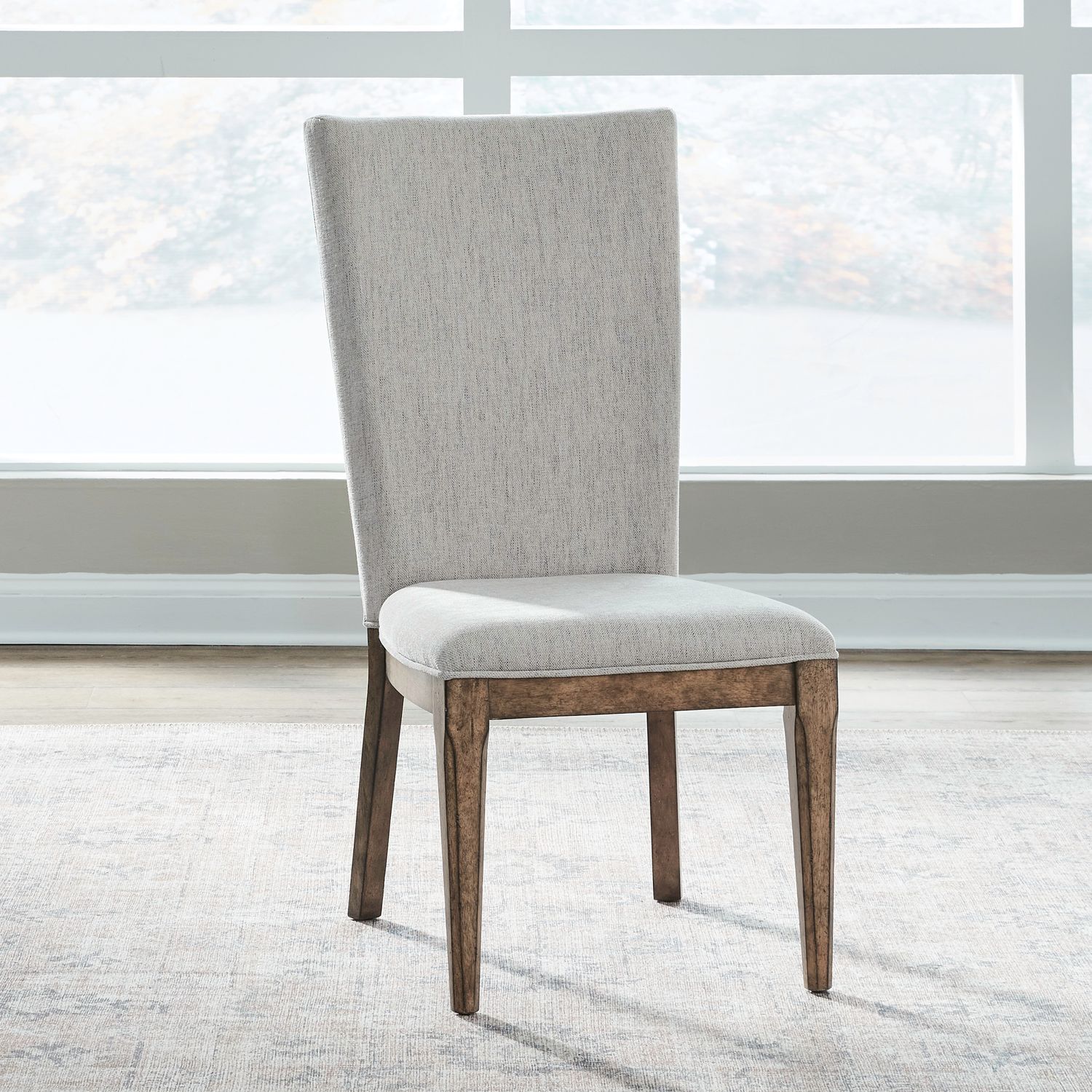 Carolina Park - Upholstered Side Chair (RTA) - Brown - Hornell Furniture Outlet