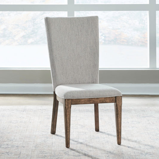 Carolina Park - Upholstered Side Chair (RTA) - Brown - Hornell Furniture Outlet