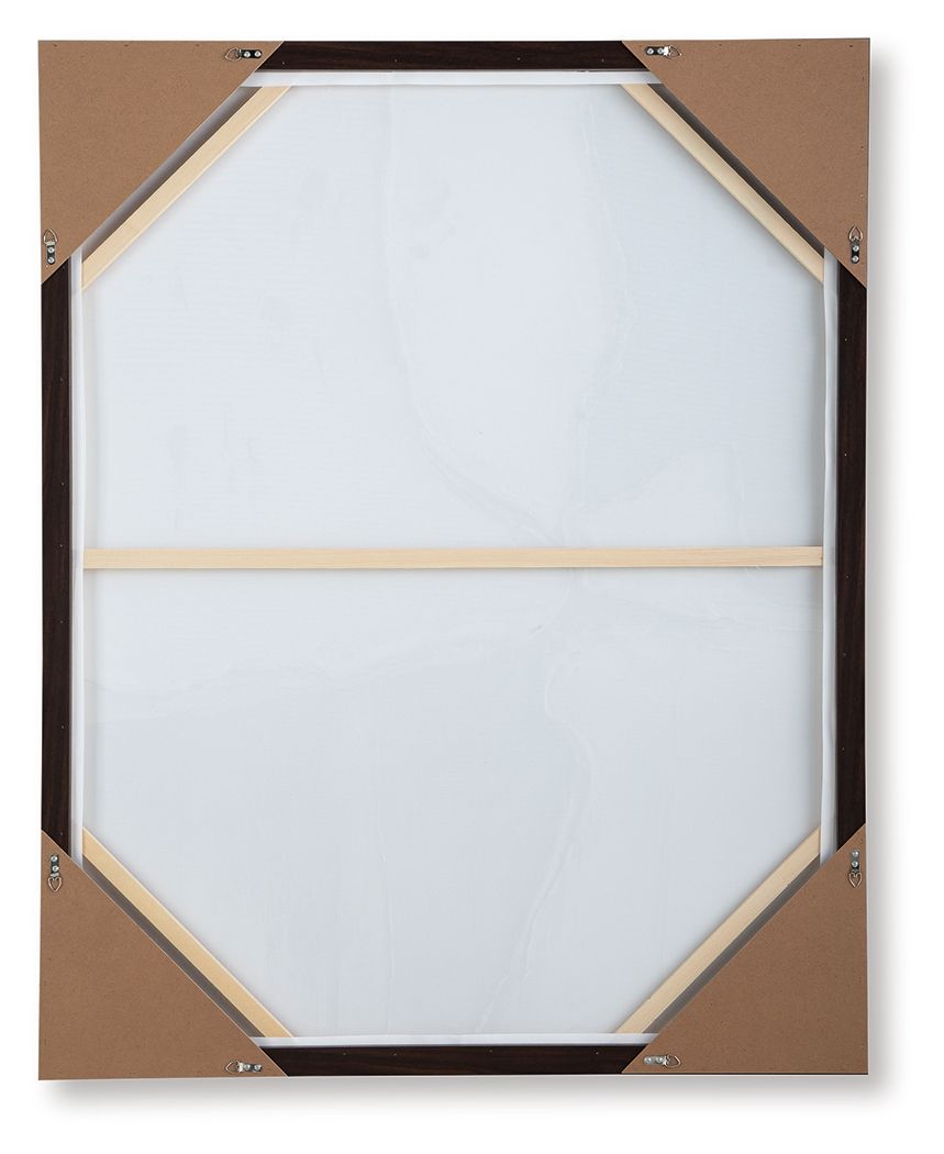 Junward - Brown / Tan / White - Wall Art - Hornell Furniture Outlet