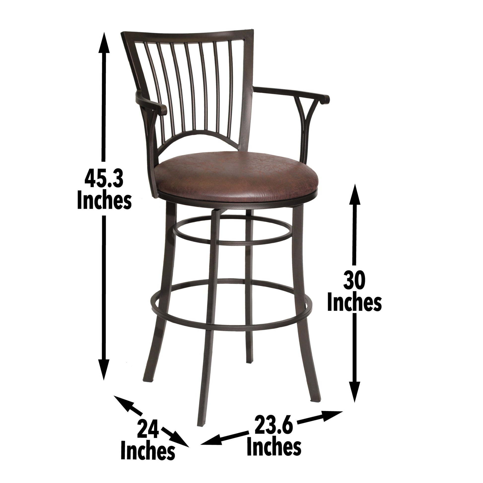 Bayview - Swivel Stool - Hornell Furniture Outlet
