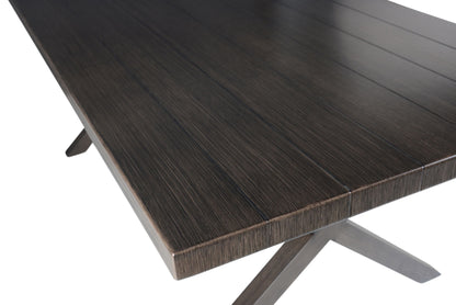Marina - Rectangular Patio Table - Brown - Hornell Furniture Outlet