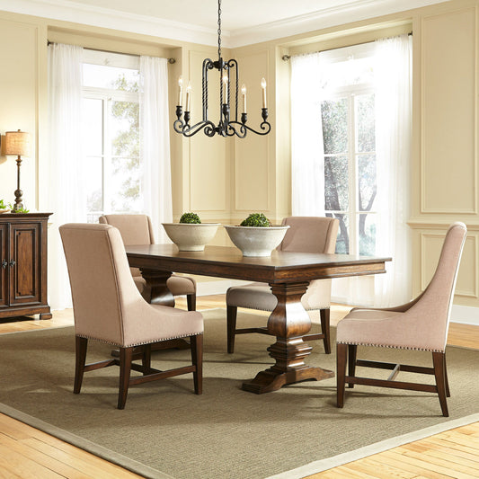 Armand - Trestle Table Set - Hornell Furniture Outlet