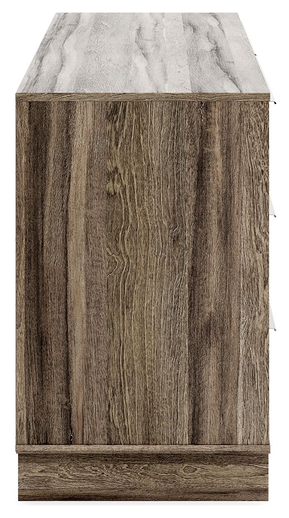 Shallifer - Brown - Six Drawer Dresser - Hornell Furniture Outlet