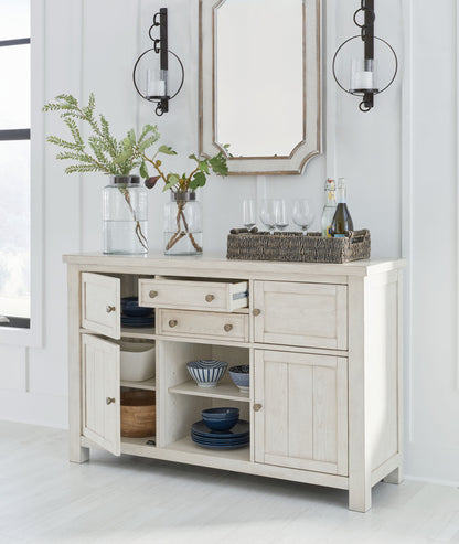 Robbinsdale - Antique White - Dining Room Server - Hornell Furniture Outlet