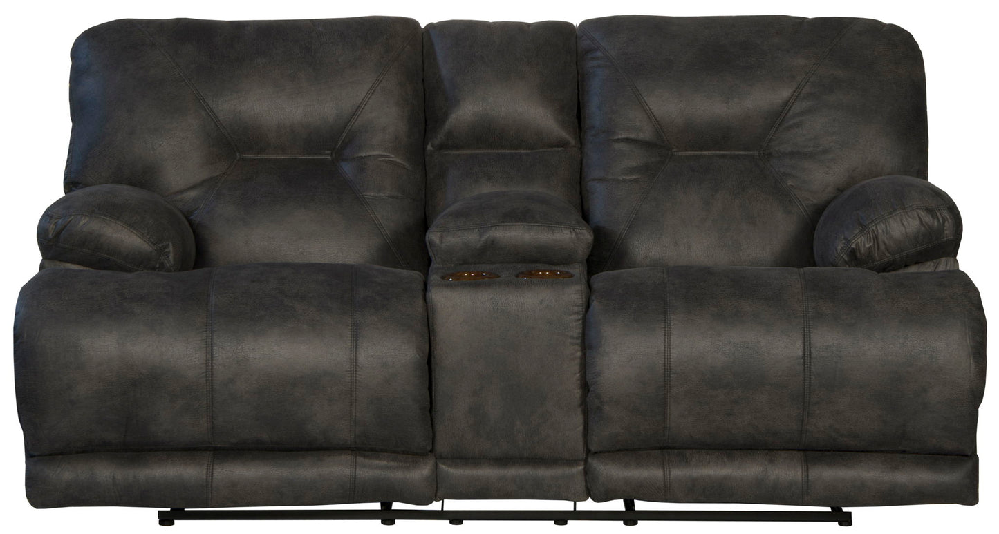 Voyager - Lay Flat Console Reclining Loveseat - Hornell Furniture Outlet
