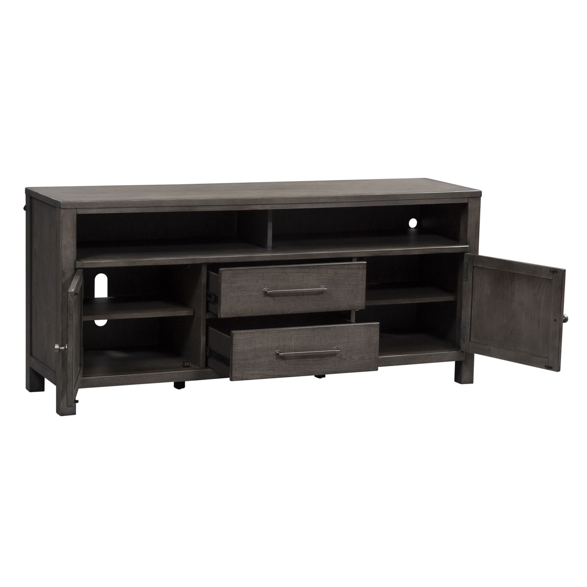 Modern Farmhouse - Entertainment Console - 66" - Hornell Furniture Outlet