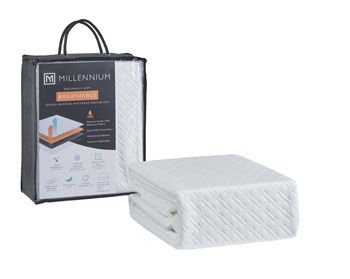 Basic Protector - White - Queen Mattress Protector (Set of 4) - Hornell Furniture Outlet