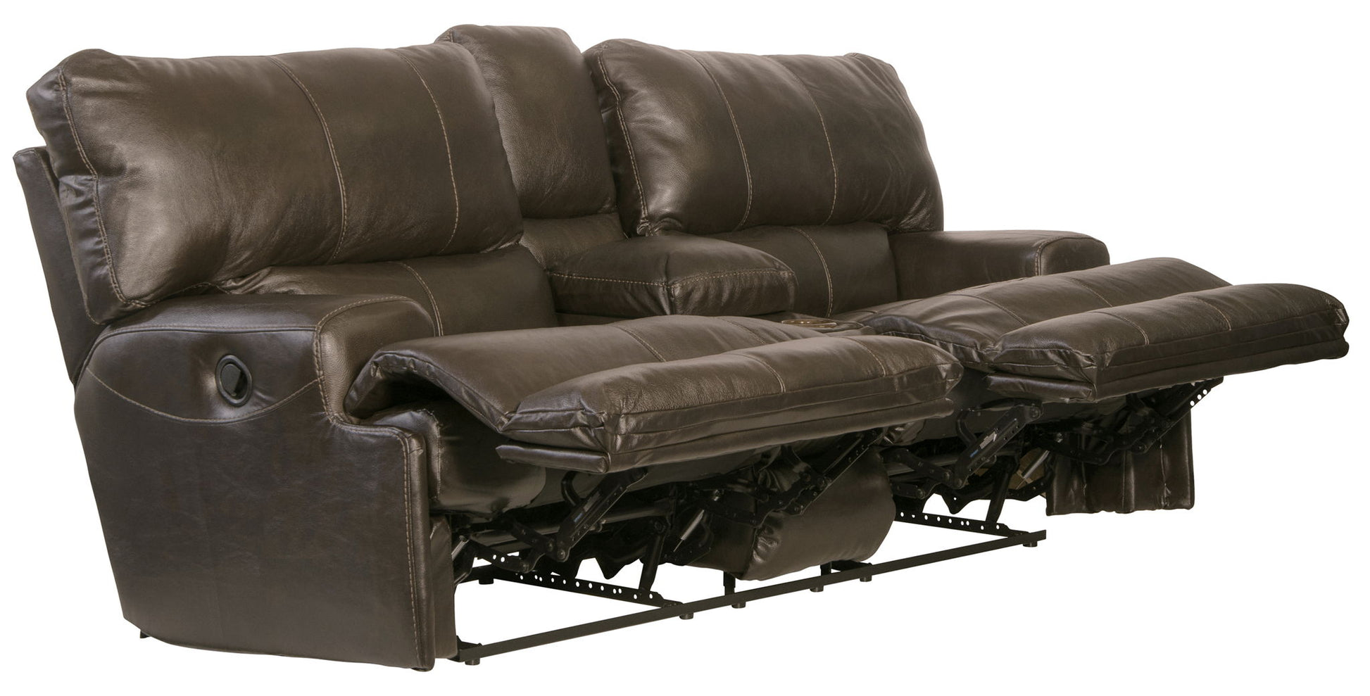 Wembley - Lay Flat Reclining Console Loveseat - Hornell Furniture Outlet