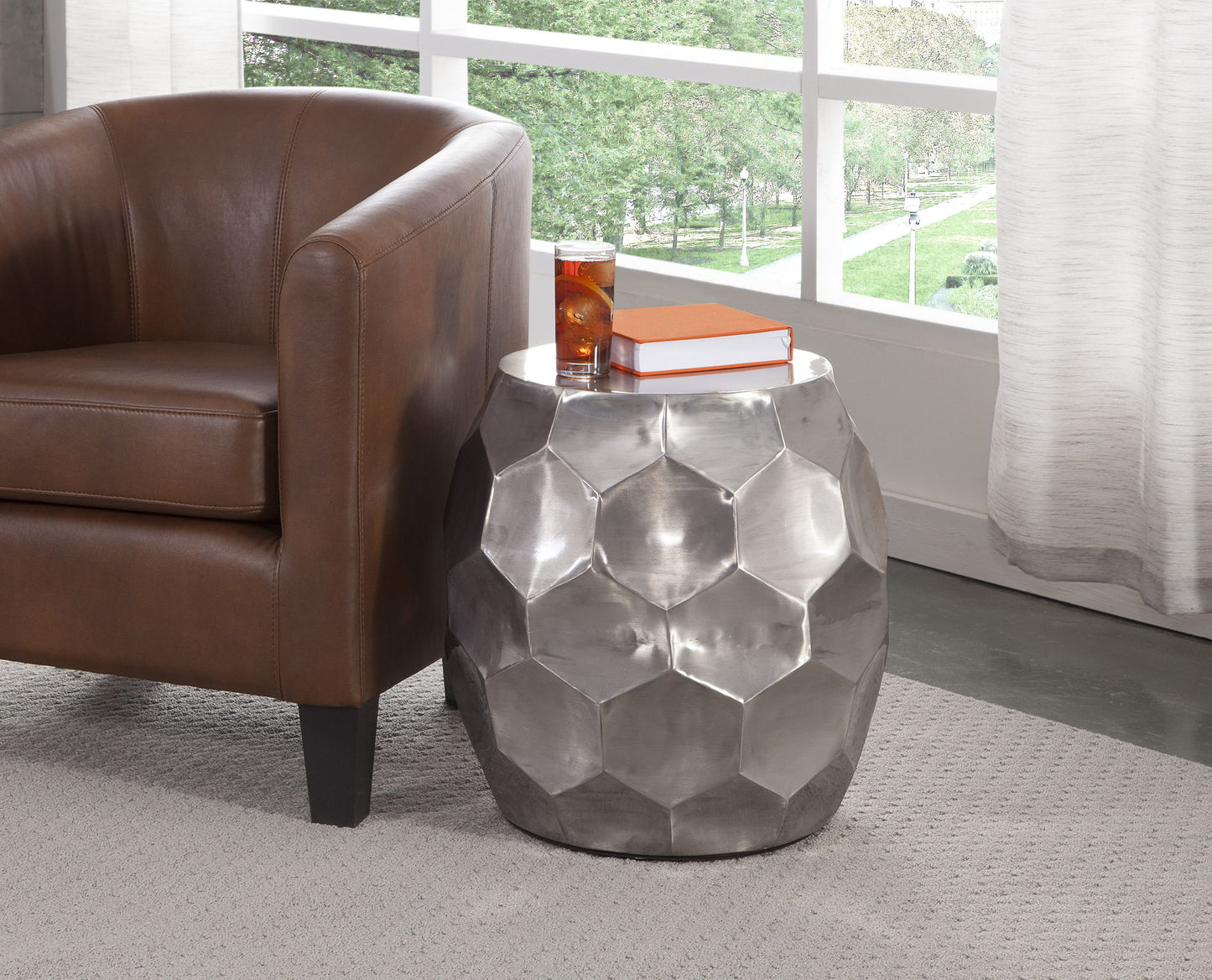 Stomp - Round End Table - Hornell Furniture Outlet