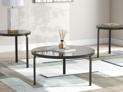 Dorylin - Black - Occasional Table Set (Set of 3) - Hornell Furniture Outlet