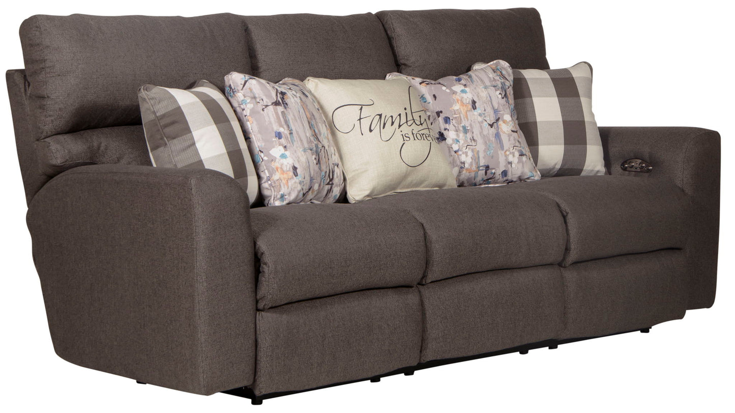 Searsport - Power Headrest Reclining Sofa - Hornell Furniture Outlet