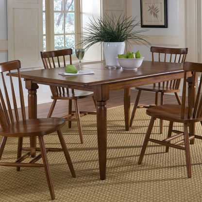 Creations - Butterfly Leaf Table - Dark Brown - Hornell Furniture Outlet