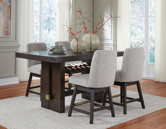 Burkhaus - Rectangular Counter Table Set - Hornell Furniture Outlet