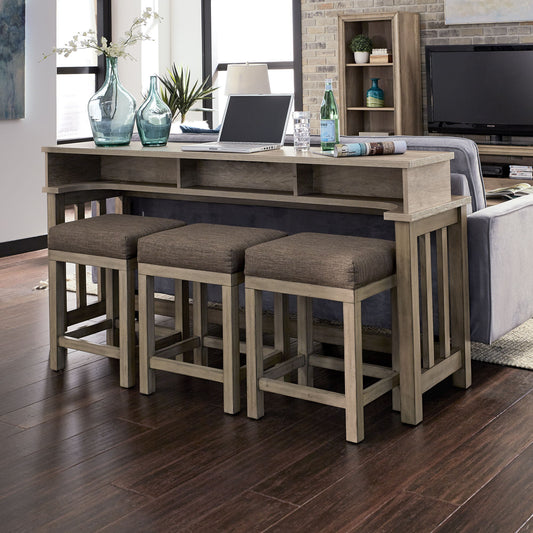 Sun Valley - 4 Piece Dining Room Set - Light Brown - Hornell Furniture Outlet
