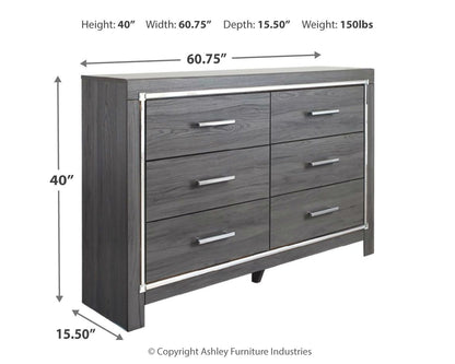 Lodanna - Dresser, Mirror - Hornell Furniture Outlet