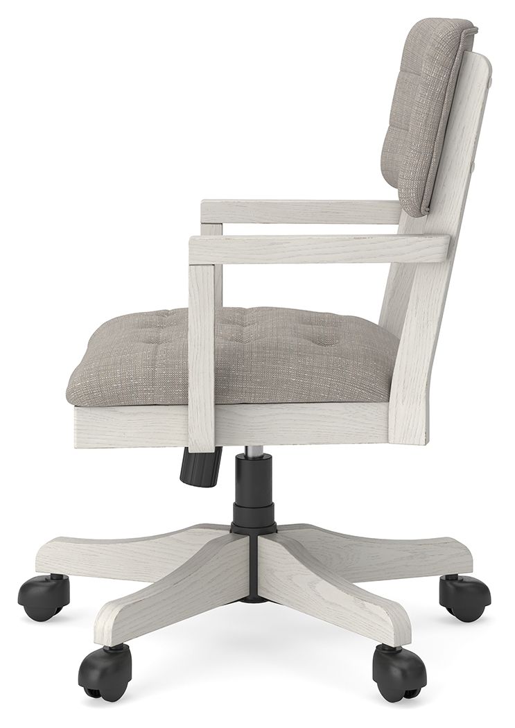 Robbinsdale - Antique White - Home Office Desk Chair - Hornell Furniture Outlet