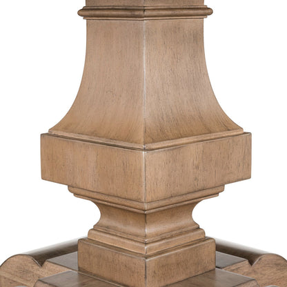 Haven Hills - Pedestal Table Set - Camel Beige - Hornell Furniture Outlet