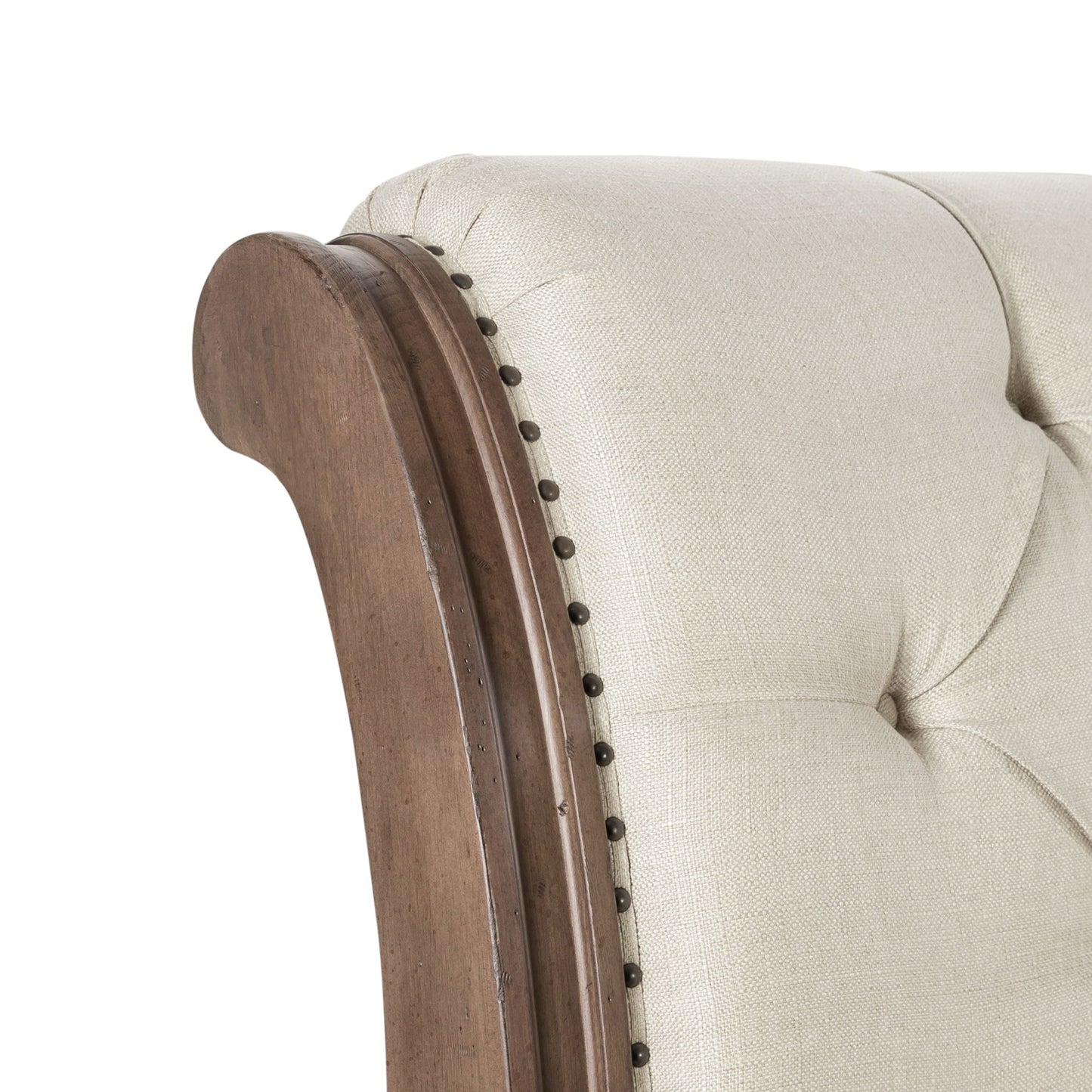 Americana Farmhouse - Upholstered Sleigh Headboard - Hornell Furniture Outlet