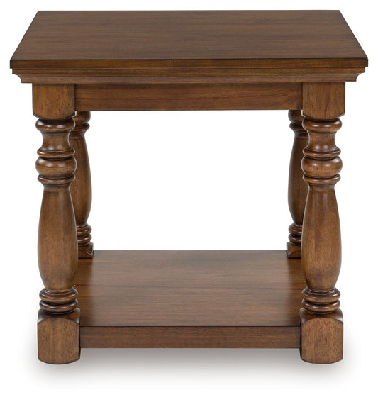 Sturlayne - Brown - Rectangular End Table - Hornell Furniture Outlet