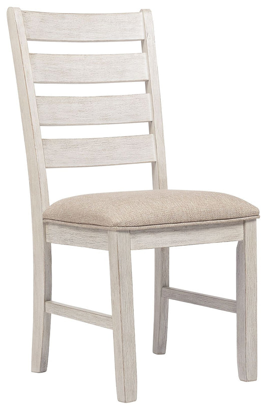 Skempton - White - Dining UPH Side Chair (Set of 2) - Hornell Furniture Outlet