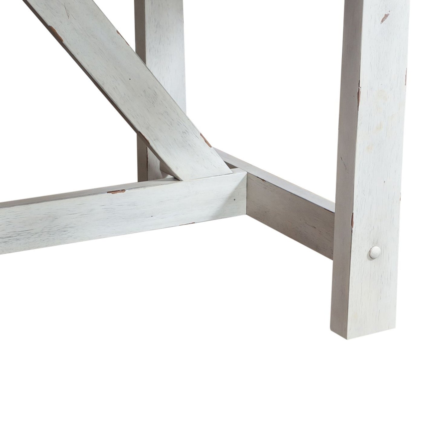 Farmhouse - Fixed Top Trestle Table - White - Hornell Furniture Outlet
