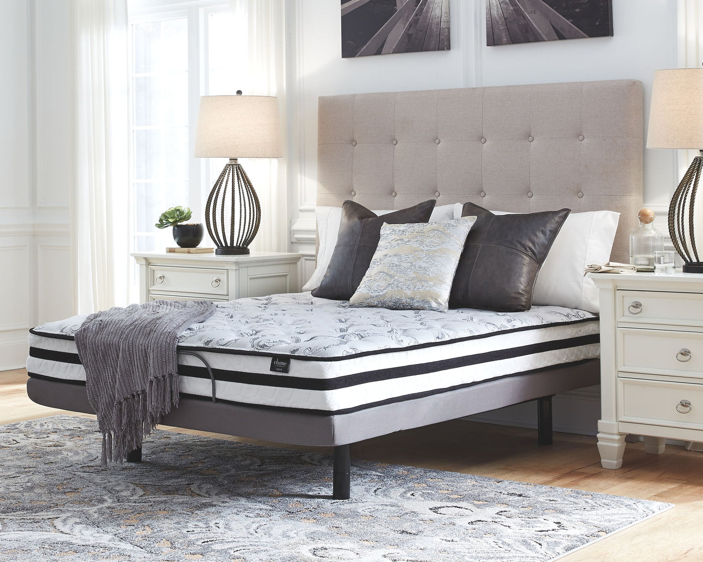 8 Inch Chime Innerspring - Firm Mattress - Hornell Furniture Outlet