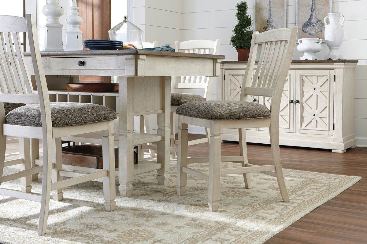 Bolanburg - Rectangular Counter Table Set - Hornell Furniture Outlet