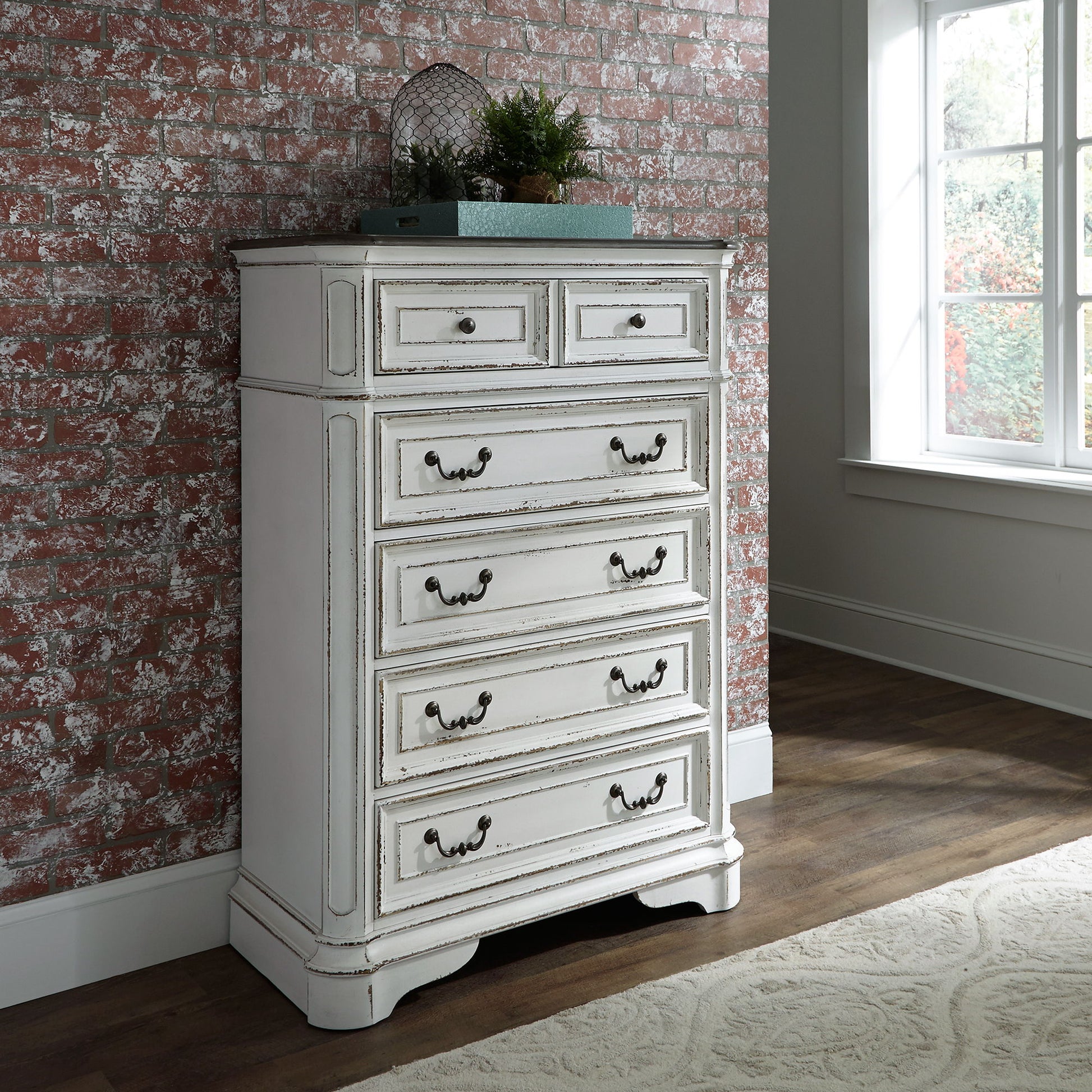 Magnolia Manor - Upholstered Bedroom Set - Hornell Furniture Outlet