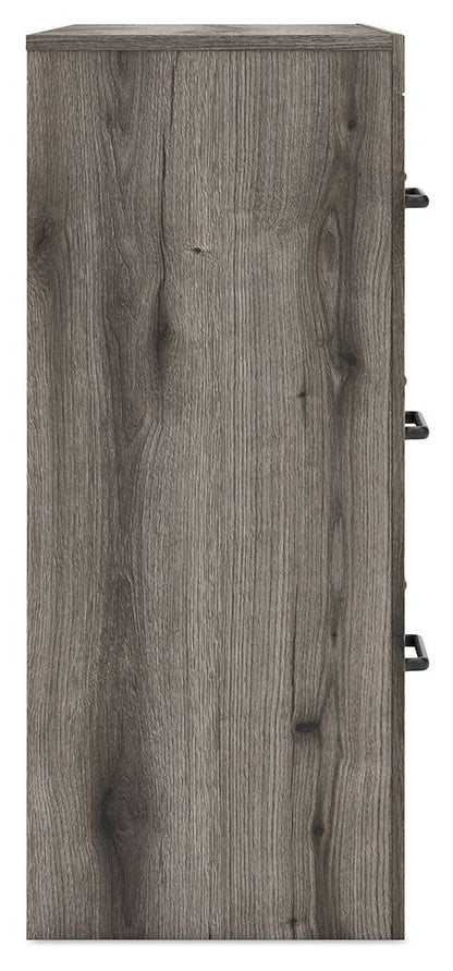 Graystorm - Brown Gray - Six Drawer Dresser - Hornell Furniture Outlet