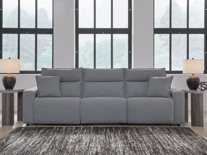 ModMax II - Salt And Pepper - Reclining Sectional - Hornell Furniture Outlet