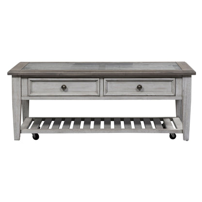 Heartland - 3 Piece Table Set - White - Hornell Furniture Outlet